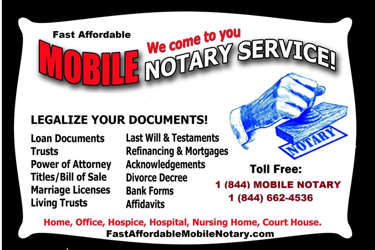 Mobile notary,St Petersburg,loan,signing,agent,wills,trust,medical,jail,title,school